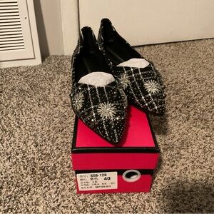 Elegant Black and White Women's Shoes